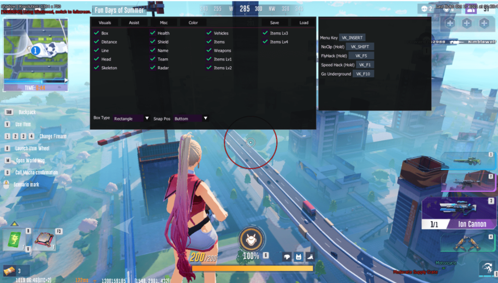 Wallhack ModMenu and ESP Hack