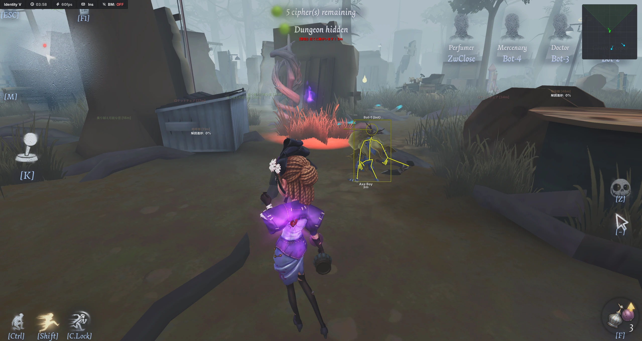Identity V esp & wallhack demo